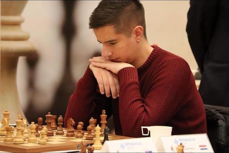 Jadranko Plenča representing Croatia at the Mitropa Cup